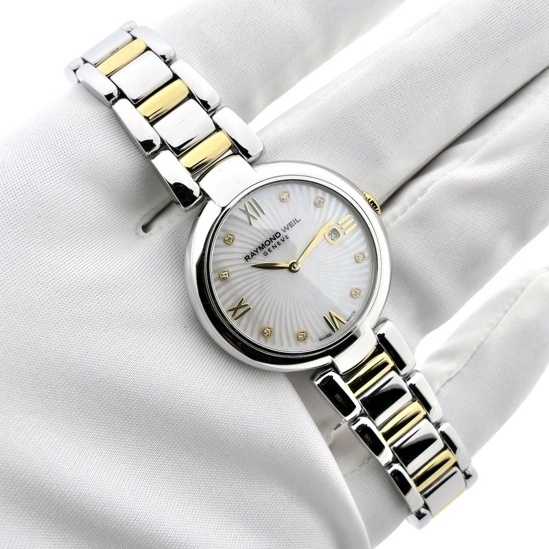 Image 5 of Raymond Weil Shine 1600-STP-00995; Bicolor women's watch with diamonds