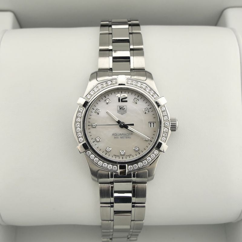 Image 16 of Tag Heuer Aquaracer WAF1313; Ladies watch with diamonds