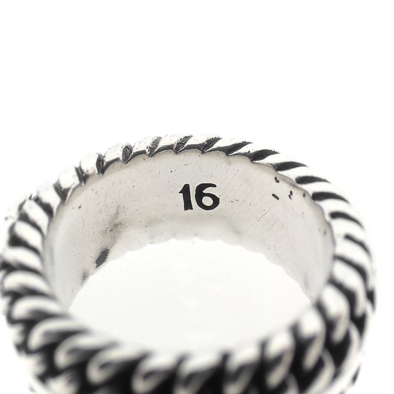 Image 6 of Silver Buddha to Buddha ring Chain texture