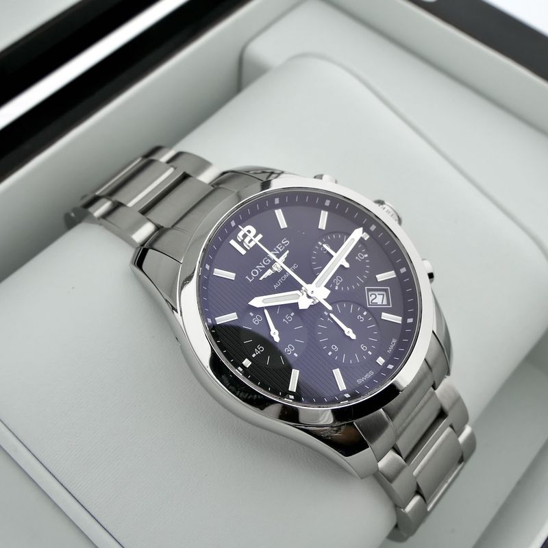 Image 17 of Longines Conquest Classic Chronograph L2.786.4; Automatic men's watch