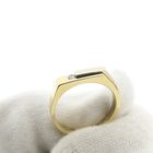 Image 6 of Two-tone gold ring with diamond; 0.03 ct.