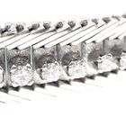 Image 2 of 18K Vintage white gold link bracelet with diamond | 18.5 cm