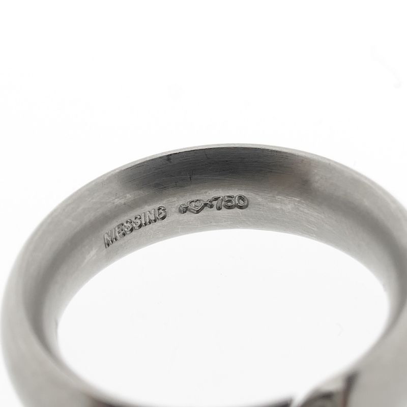 Image 4 of Niessing white gold Narcissus ring set with diamond