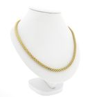 Image 2 of 18K Gold Mesh Link Necklace; 44.5 cm | Fope