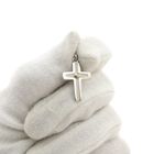 Image 6 of White gold cross pendant with diamond | 0.01 ct.