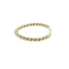 Image 4 of Two-tone gold twisted sliding ring