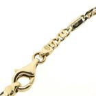 Image 5 of Bicolor Gold Falcon Eye Link Necklace