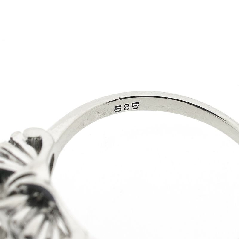 Image 6 of White gold engagement ring with diamond | 0.48 ct.