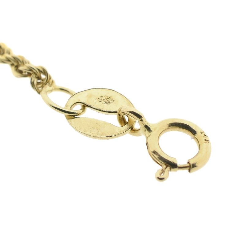 Image 6 of Gold twisted link chain | 45.5 cm