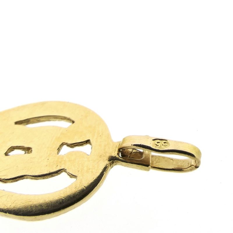 Image 5 of 18 kt gold pendant of the Gemini zodiac sign