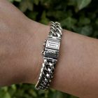 Image 11 of Silver Buddha to Buddha bracelet; Chain Small | 18 cm