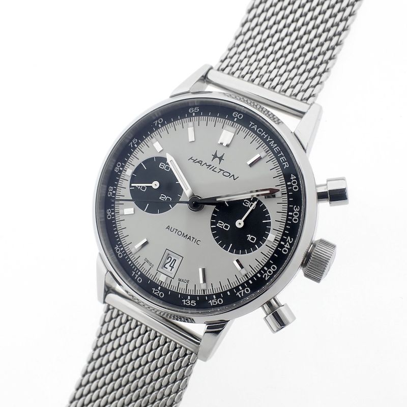 Image 16 of Hamilton Intra-Matic; Chronograph men's watch
