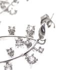 Image 2 of Silver earrings with zirconia