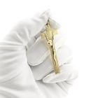 Image 6 of Gold cross pendant with corpus of Jesus