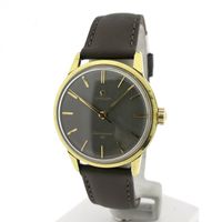 Omega 'Seamaster 30' 135.007; Vintage 14k. goldcap heren horloge