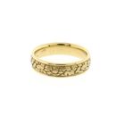 Afbeelding 3 van Gouden heren nugget ring