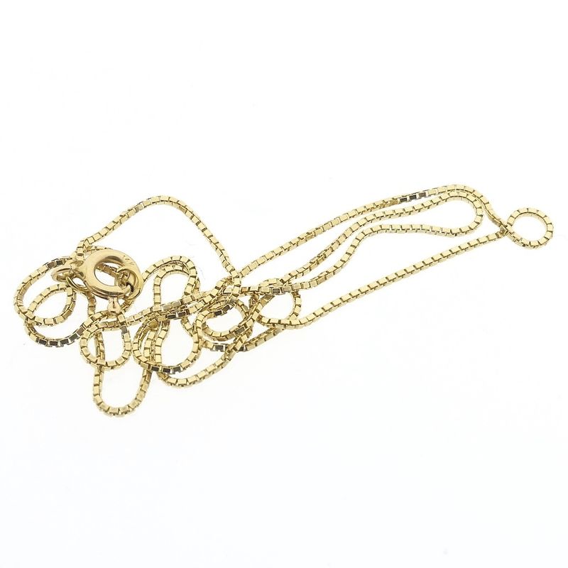 Image 7 of Golden Venetian link chain | 46 cm