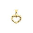 Image 1 of Gold pendant of a heart