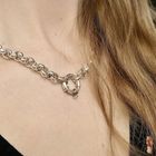 Image 7 of Silver jasseron necklace | 44 cm