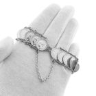 Image 9 of Silver Queen Wilhelmina coin bracelet | 17 cm
