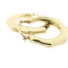 Image 6 of Gold lapidary earrings | Ø 20 mm