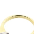 Image 9 of Gold solitaire ring with zirconia