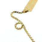 Image 4 of Gold Venetian link bracelet with engraving | 16.5 cm