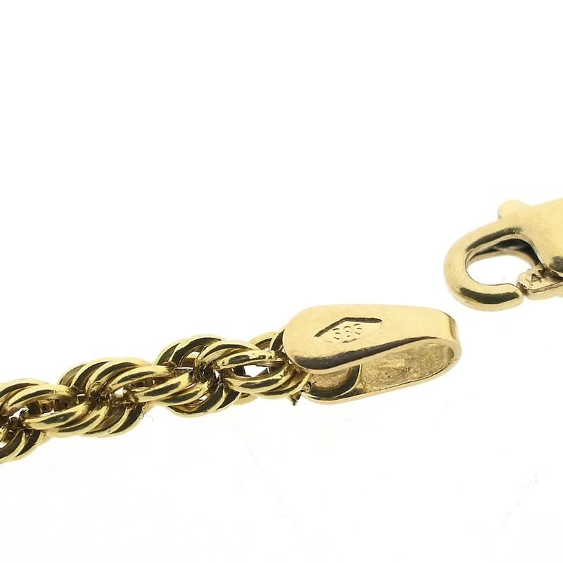 Image 6 of Gold twisted necklace | 43 cm