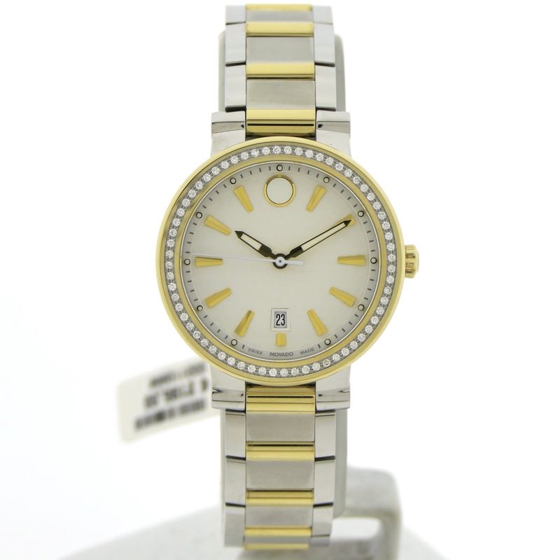 Image 1 of Movado Vizio Ref. 0607638; Two-tone ladies watch with 0.25ct. diamonds