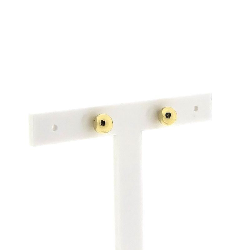 Image 3 of Gold stud earrings | Ball