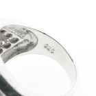 Image 6 of Silver men's ring with zirconia | Cannabis leaf