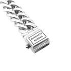 Image 7 of Silver Buddha to Buddha bracelet; Chain Small | 18 cm