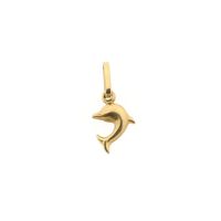 Golden dolphin pendant