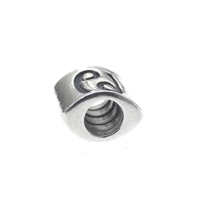 Image 3 of Pandora charm; Silver; Cancer zodiac sign