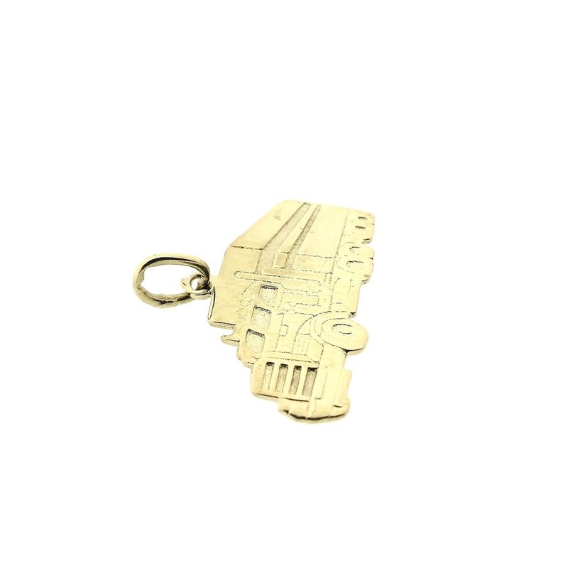 Image 3 of Gold pendant of a truck
