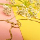 Image 2 of Gold gourmet link chain | 46 cm