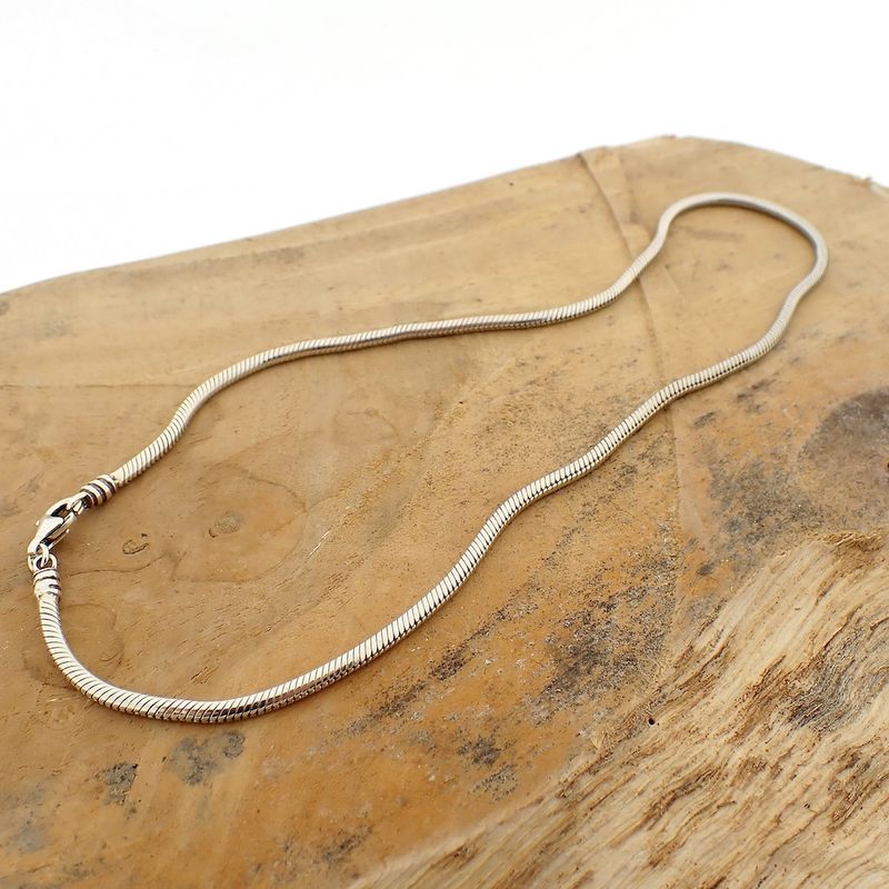 Image 2 of Pandora necklace; Silver; lobster clasp | 45 cm
