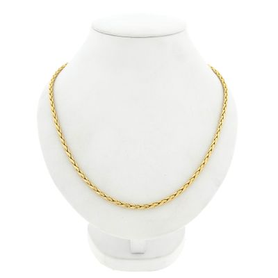 Afbeelding 1 van Gouden vossenstaart schakelketting 