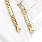 Image 9 of Two-tone gold fantasy link bracelet