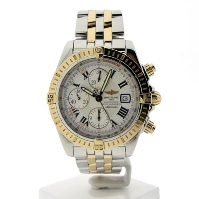 Image 2 of Breitling Chronomat Evolution C13356; Automatic rose gold/steel men's chronograph watch
