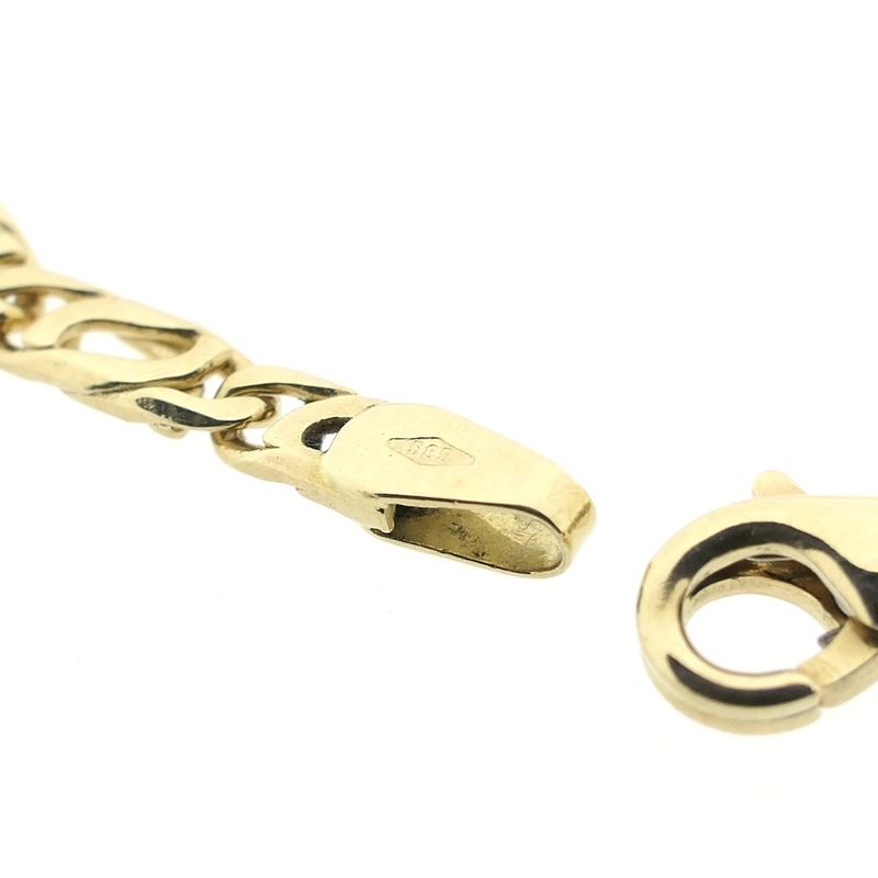 Image 5 of Two-tone gold fantasy link bracelet