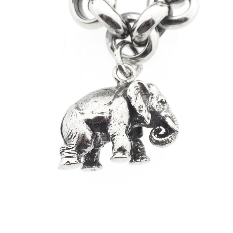 Image 8 of Silver robust charm bracelet; La Niki | 20 cm