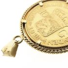 Image 8 of Gold pendant of 10 guilder coin Queen Wilhelmina 1912