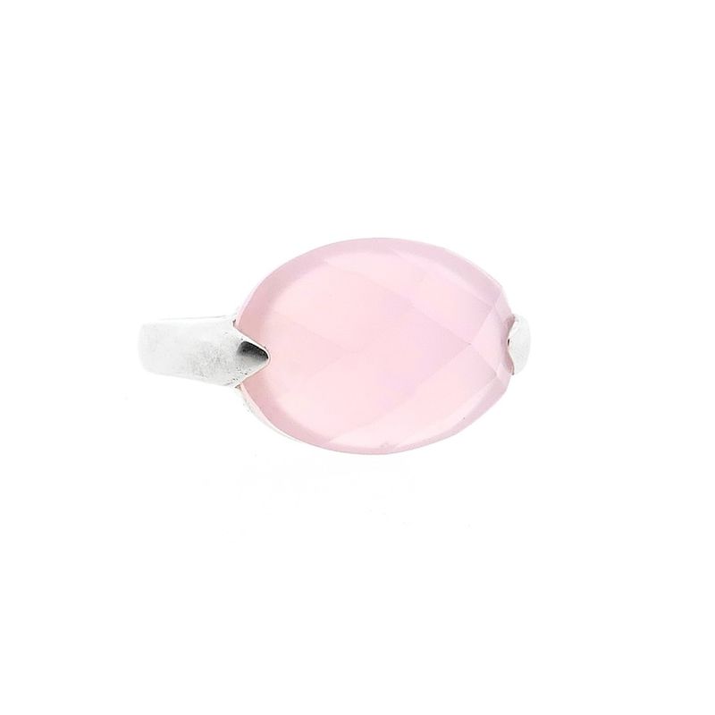 Image 5 of Silver ring with rose quartz