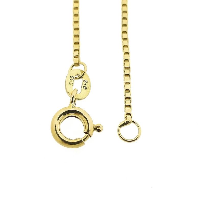 Image 3 of Golden Venetian link chain | 46 cm