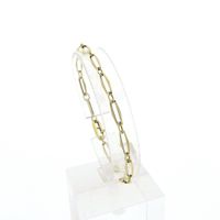 Gold closed for ever bracelet | 19 cm