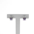 Image 1 of ZINZI silver half-round stud earrings; Ø 10 mm