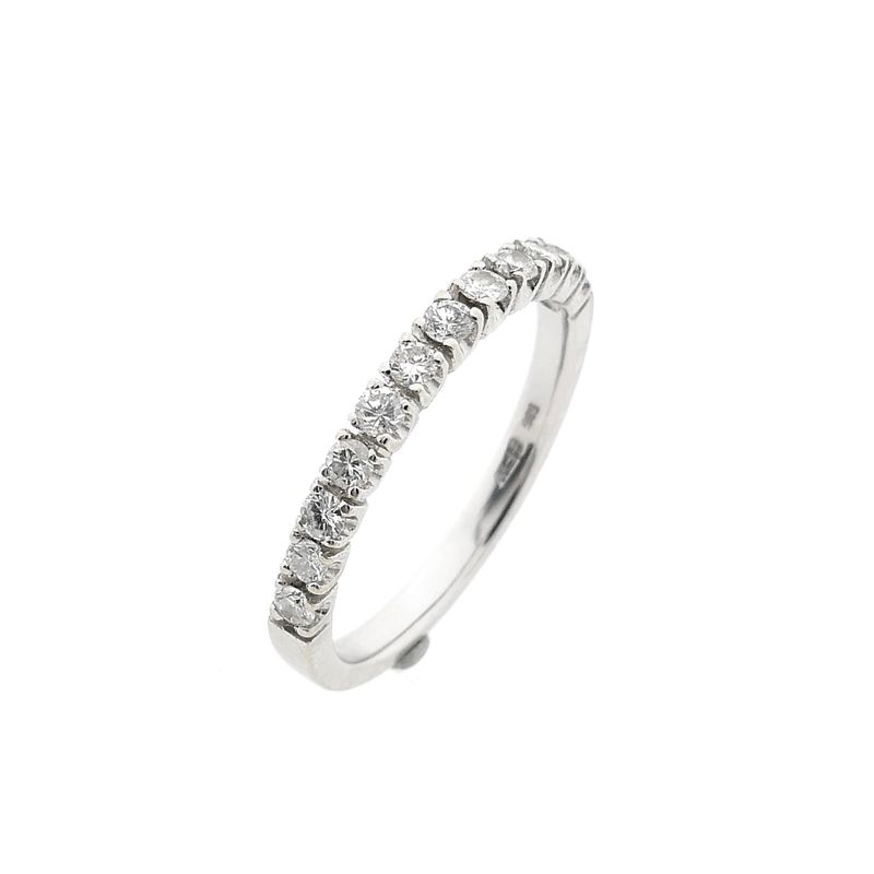 Image 1 of White Gold Ring with Diamonds; 0.48 ct.