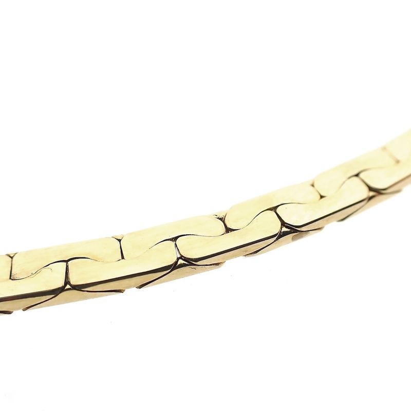 Image 3 of Vintage gold Cardano link necklace | 43.5 cm