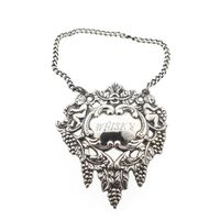 Silver bottle pendant for whisky | Vintage